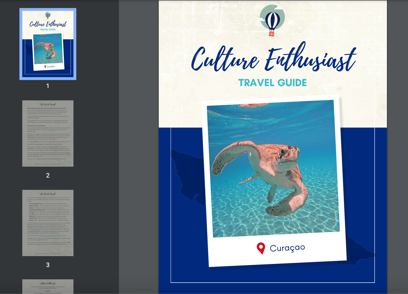 Curaçao Travel Itinerary Planner for Culture Enthusiasts, Overview