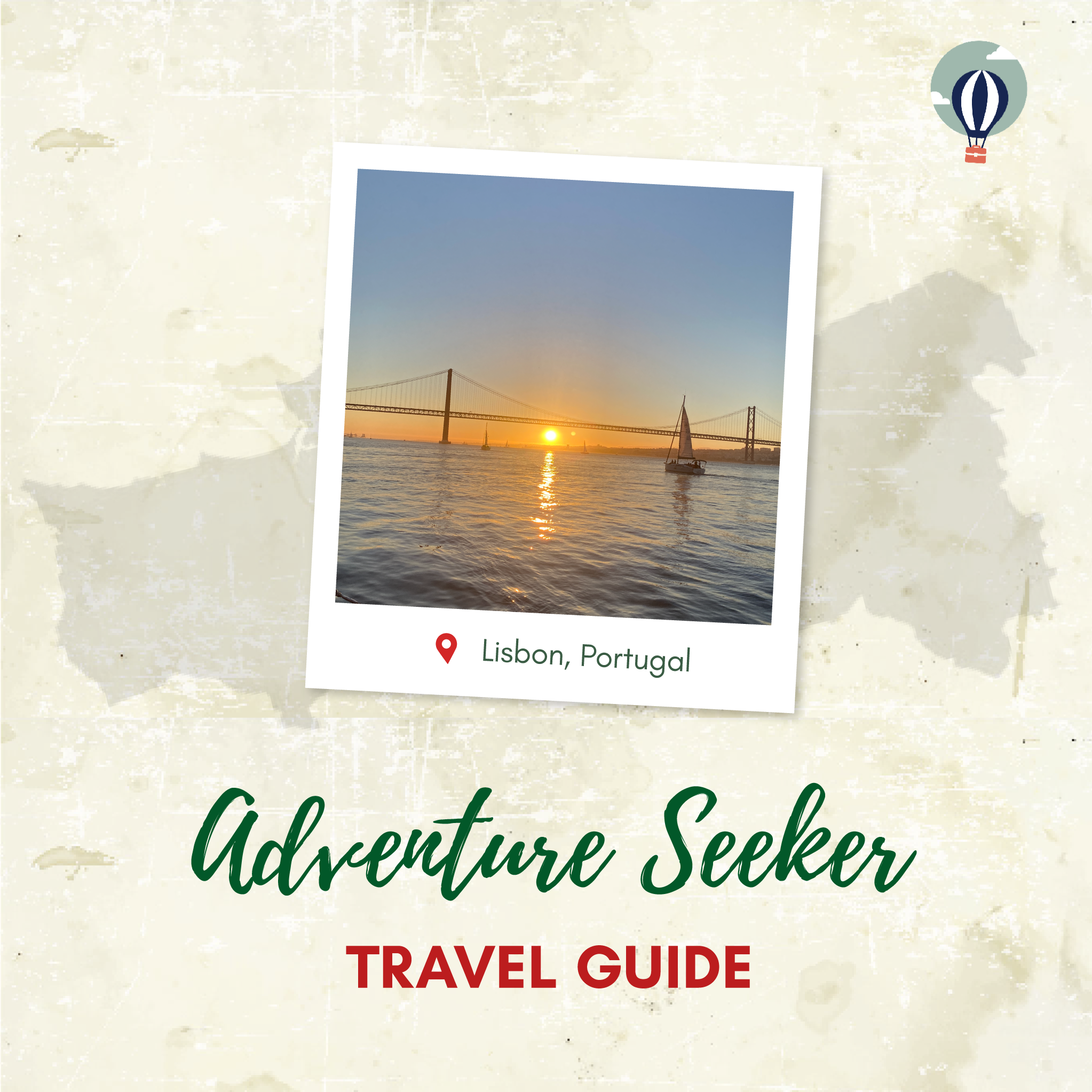 Lisbon Portugal Travel Itinerary Planner for Adventure Travelers, Cover