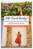 Solo Black female traveler feeling confident and sure of how to overcome the fear of traveling alone