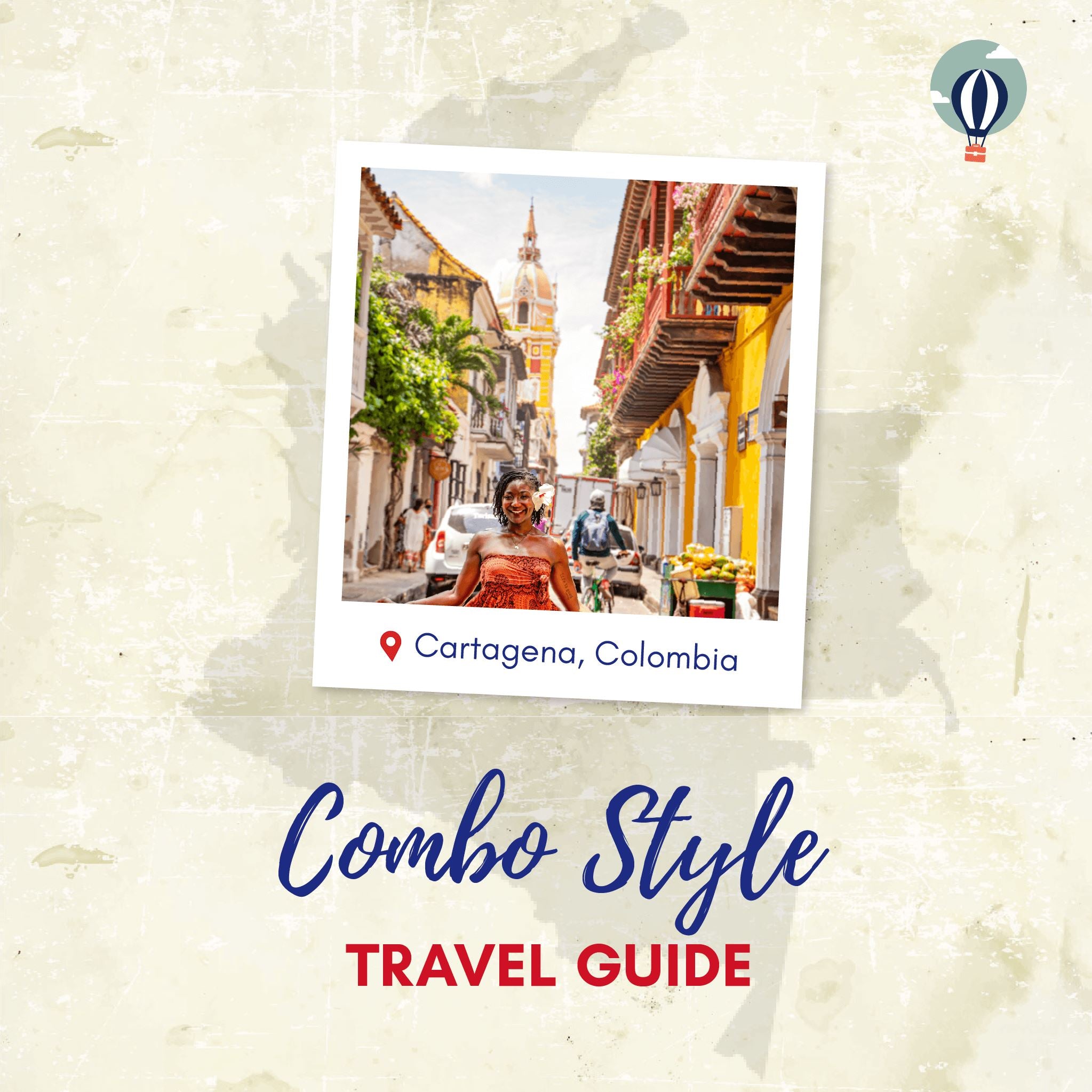 Cartagena, Colombia Combo Style Travel Itinerary Planner, Cover